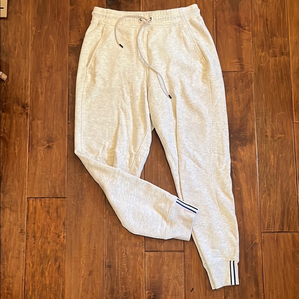 Kit and Ace Gray Joggers with Elastic Waistband and Tapered Legs